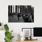 Keulen um 1930 - Hohenzollernbrücke - Keulen Poster (Thuiskantoor)