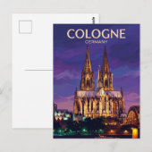 Keulse Dom Duitsland Briefkaart (Voorkant / Achterkant)
