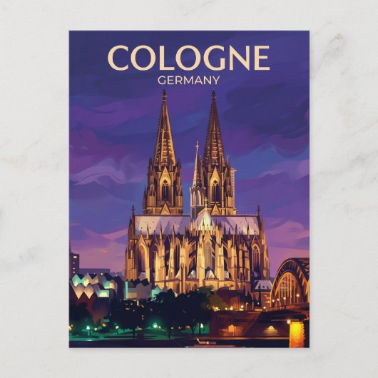 Keulse Dom Duitsland Briefkaart (Voorkant)