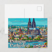 Keulse Dom Duitsland Briefkaart (Voorkant / Achterkant)