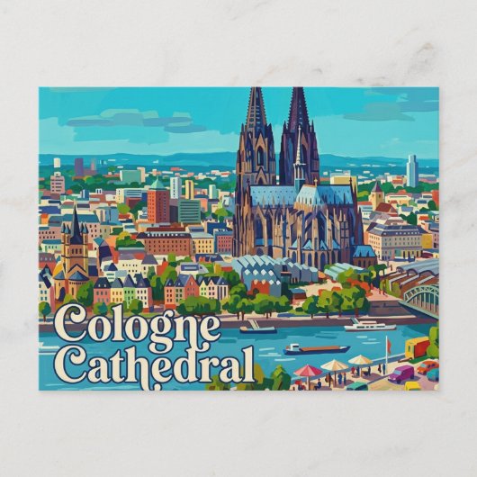 Keulse Dom Duitsland Briefkaart (Voorkant)