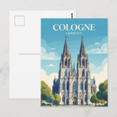 Keulse Dom Duitsland Briefkaart (Voorkant / Achterkant)