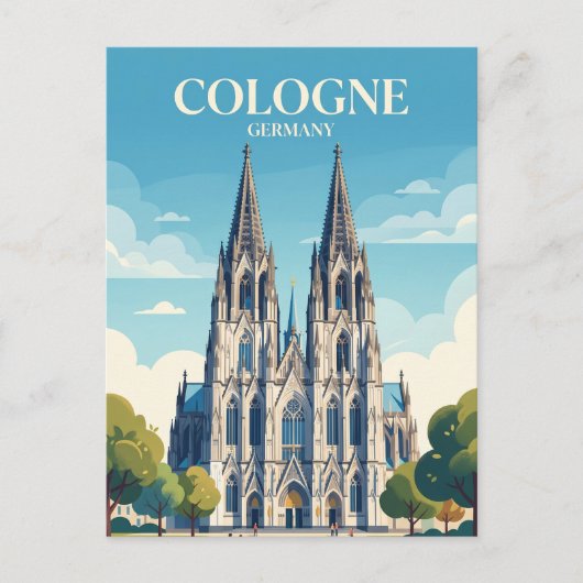 Keulse Dom Duitsland Briefkaart (Voorkant)