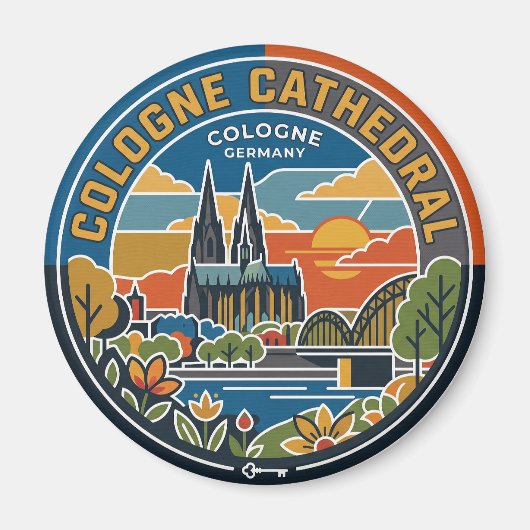 Keulse Dom Duitsland Magneet (Voorkant)