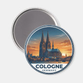 Keulse Dom Duitsland Magneet (Voorkant / Achterkant)