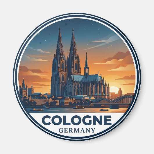 Keulse Dom Duitsland Magneet (Voorkant)