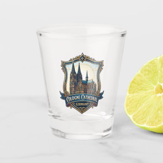 Keulse Dom Duitsland Shot Glas (Voorkant)