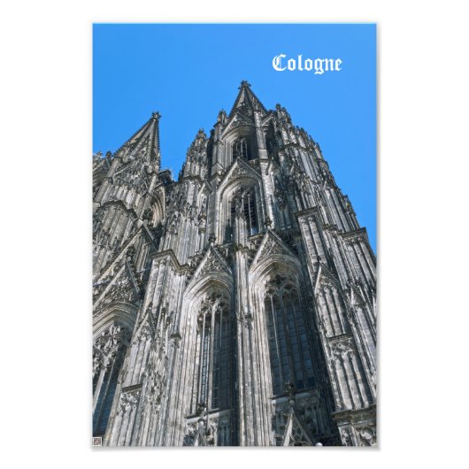 Keulse Dom Foto Afdruk (Voorkant)