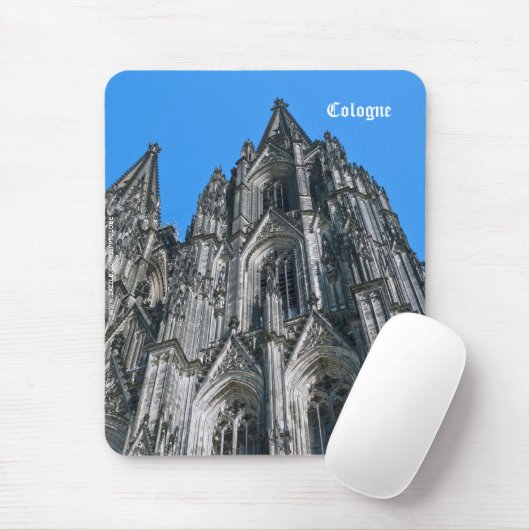 Keulse kathedraal Mousepad Muismat (Met muis)