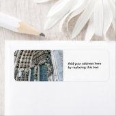 Keulse kathedraal retour adreslabels etiket (Insitu)