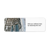 Keulse kathedraal retour adreslabels etiket (Voorkant)