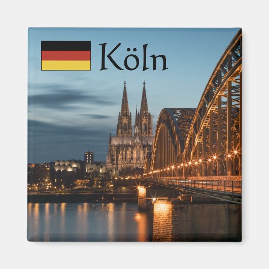 Keulse souvenir magneet (Voorkant)