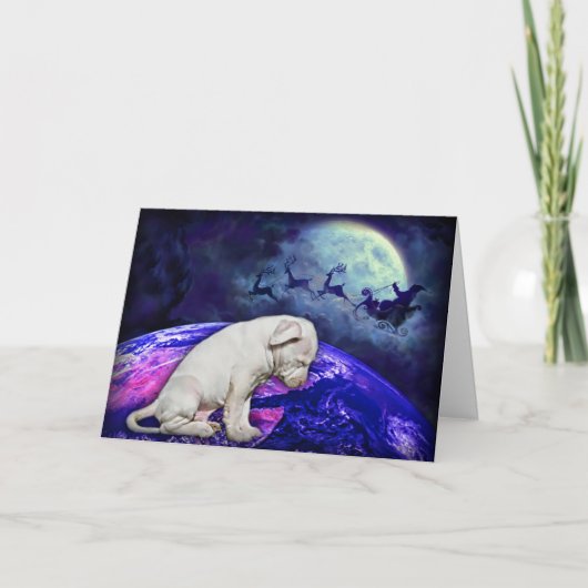 Keur een een Schuilplaats of Hond van de Redding Feestdagen Kaart (Voorkant)