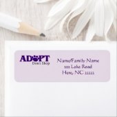 Keur niet winkel retour adreslabels goed etiket (Insitu)