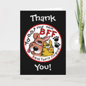 Keur uw volgende BFF goed Bedankkaart (Voorkant)