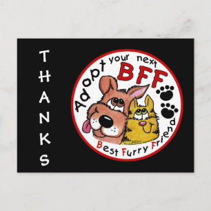 Keur uw volgende BFF goed Briefkaart