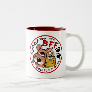 Keur uw volgende BFF goed Tweekleurige Koffiemok