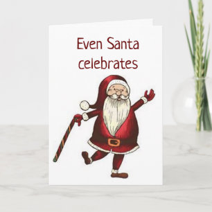 KEUREN AAN U **NIEUW JAAR** VAN SANTA CLAUS FEESTDAGEN KAART