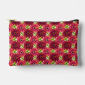 Keurig bloempatroon met vlinders | Levendig rood Etui (Voorkant)