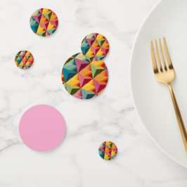 Keurig geometrisch driehoekpatroon  confetti