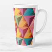 Keurig geometrisch driehoekpatroon latte mok (Rechts)
