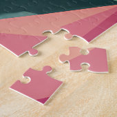 Keurig geometrisch driehoekpatroon legpuzzel (Zijkant)