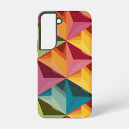 Keurig geometrisch driehoekpatroon samsung galaxy hoesje