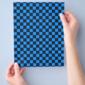 Keurig geometrisch geruit ontwerp flyer (Hand)