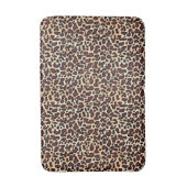 Keurig luipaardprintpatroon bruin zwart lichtbruin badmat (Voorkant Verticaal)