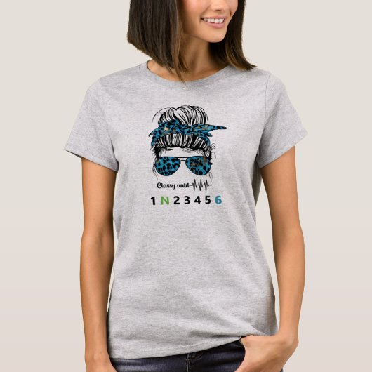 Keurig tot... Grappige Motorfiets T-shirt (Voorkant)
