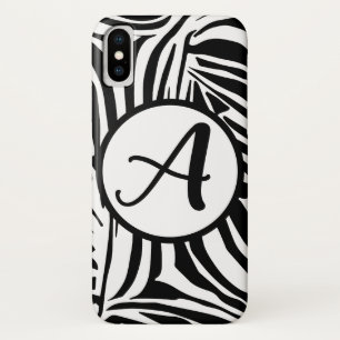 Keurig zwart en wit zebraprintpatroon Case-Mate iPhone case