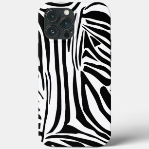 Keurig zwart en wit zebraprintpatroon Case-Mate iPhone case