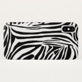Keurig zwart en wit zebraprintpatroon Case-Mate iPhone case (Achterkant (horizontaal))