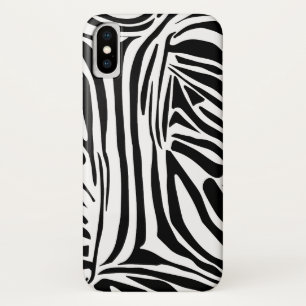 Keurig zwart en wit zebraprintpatroon Case-Mate iPhone case
