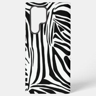 Keurig zwart en wit zebraprintpatroon samsung galaxy hoesje
