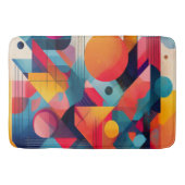 Keurige badmat met abstract geometrisch Bauhaus-on (Voorkant)