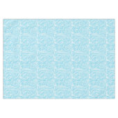 Keurige blauwe en witte zebraprint tafelkleed (Voorkant (Horizontaal))