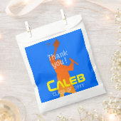 Keurige Blauwe Moderne Tech Afstudeerfeest  Bedankzakje (Geknipt)