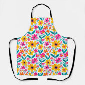 Keurige bloei schort (Voorkant)