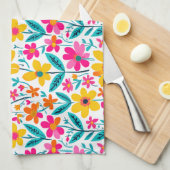 Keurige bloei  theedoek (Quarter Fold)