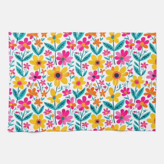 Keurige bloei  theedoek (Horizontaal)