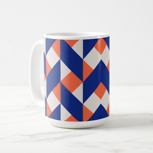 Keurige Chevron Koffiemok (Voorkant links)