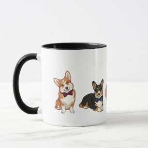 Keurige Corgi Dasje Pembroke Welsh Hond Poses Mok