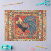 Keurige en trendy haan tissuepapier (Craft)