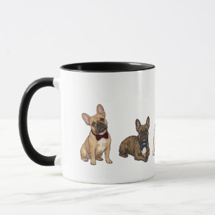 Keurige Franse Bulldog Bow Tie Honden Koffiemok Mok