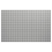 Keurige houtskool en witte ruiten stof (Fat Quarter)