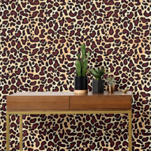 Keurige Luipaardprintpatroon Bruin Zwart Lichtbrui