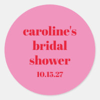 Keurige Roze Rood Moderne Plezierige Aangepaste Br