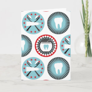 Keurige Tandarts Patroon - Tandarts Mondhygiënist Kaart
