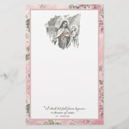 Keurkaart voor religieuze St. Therese katholieke R
